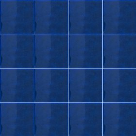 Resim Armada Çini 12,5x12,5 Cm Düz Kobalt Çini Seramik Karo 