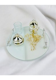 Resim Radiant Nişan Damat Kahve Tepsisi Gri Gri 