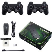 Resim Vkemall Çift 2.4g Kablosuz Kontrolcüye Sahip Y3 Lite Game Stick Konsolu 64g Kartla Yükse 