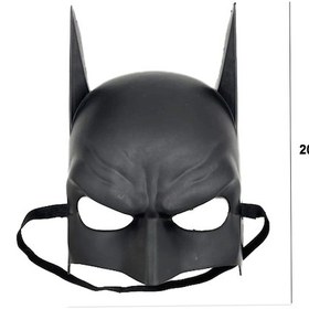 Resim Ynt İthalat Siyah Renk Çocuk Boy Arkadan Lastikli Batman Maskesi A Kalite 20x14 Cm Renkli 