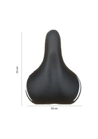 Resim Bisiklet Açık Yaylı Siyah Yumuşak Konforlu Sele Siyah 