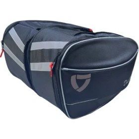 Resim Motospartan DC SERT KABUK YAN ÇANTA KÖRÜKLÜ SİYAH KY 04 