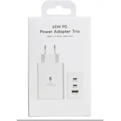 Resim Ceptex Samsung Tüm Modellere Uyumlu 3in 1 Hızlı 65w Usb-c Şarj Adaptörü 