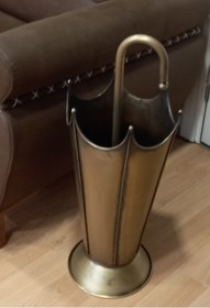 Resim KOCHER Antik Şemsiyelik Metal Kova 