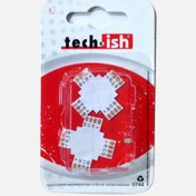Resim Tek-iş 12-5050-10 mm + Tipi Rgb Şerit Led Konnektörü 2 Adet 