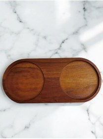 Resim Kitchen Dream İki Bölmeli Yağdanlık Altlığı Dekoratif Yağdanlık 27x12 