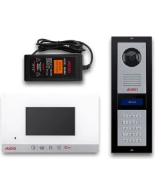 Resim AUDIO 4 Daire Görüntülü Diafon Paketi (Beyaz) 