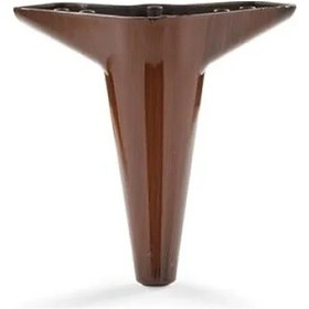 Resim Modern Konik Ayak - Ceviz Renk, 15 Cm Yükseklik, Vidalar Dahil Abanoz 