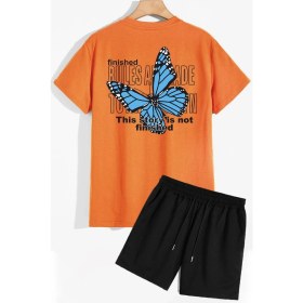 Resim Trendypassion Sırt Baskılı Şort T-Shirt Eşofman Takımı 