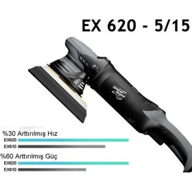 Resim Shine Mate EX620 5/15 Orbital Deluxe Polisaj Makinesi 125MM 