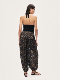 Resim Nocturne Leopar Desenli Şalvar Pantolon 