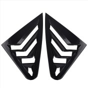 Resim Quee-Niei Audi A3 S3 8V Sedan 2014-2020 Otomobil Arka Cam Pencere Çeyrek Kanjör Kapağı Yan Havalandırma Kepçe Trim Cam Lhd (Yurt Dışından) 