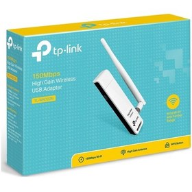 Resim Tp-Link Kablosuz USB Wi-Fi Adaptör Tl-Wn722N 150Mbps High Gain 
