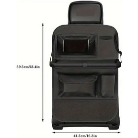 Resim Chuangyinshop Red Oxford Kumaş Oto Organizatörü Araç Kolçak Depolama Çantası Koltuk Düzenleyici 