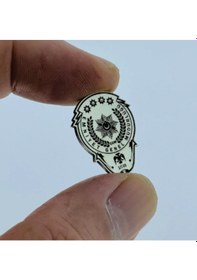 Resim Egm Yaka Rozeti 925 Ayar Gümüş 