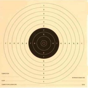 Resim Tabanca Hedef Kagıdı Çok Renkli 