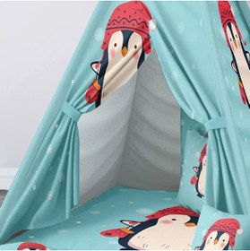 Resim instababyrooms Çocuk Oyun Çadırı Penguen Dijital Baskılı 