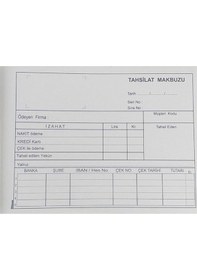 Resim Tahsilat Makbuzu Otokopili 2 Nüsha A5 