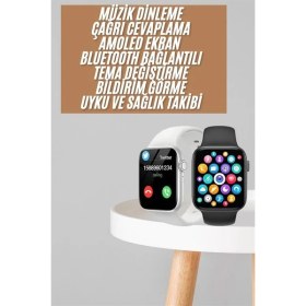 Resim 1.83 Inç Saat Android ve Ios Uyumlu Çağrı Cevaplayabilen Adımsayar Gps Takibi 