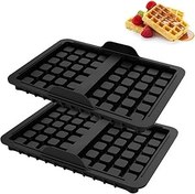 Resim Ninja waffle makinesi için 2 adet silikon waffle kalıbı, Airfryer aksesuarı, AF400EU, AF451EU ve SL400EU ile uyumlu, istiflenebilir, çift pişirme kasesi eklentisi, sıcak hava fritözü aksesuarı 