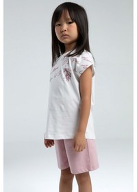 Resim U.s. Polo Assn. Kız Çocuk Pembe Bermuda Takım Us2066 Pembe 