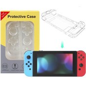 Resim Nintendo Switch Şeffaf Kristal Kasa Anahtarı Koruyucu Kılıf 