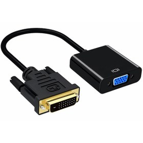 Resim Dvi-D 24+1 Erkek To Vga Dişi Çevirici Adaptör Kablo - Dvi To Vga 