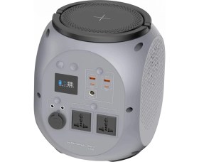 Resim Lowell Home Ieg Konfulon CN08 Powerbank 600W 180.000 Mah Kamp Şarj 45W Pd - Gri LWLRSHM-76W5 