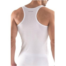 Resim Blackspade 9340 Erkek Kaşkorse Sporcu Fitilli Beyaz Atlet 