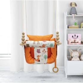 Resim Sallansana Orman Turuncu Kombin Dream Swing Salıncak 