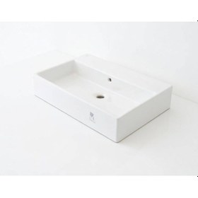 Resim Ideal Standard - Plain 60x42 Cm Tezgah Üstü Lavabo, Bataryalı-bataryasız Kullanım - Z250701- Beyaz 