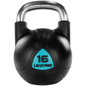 Resim LP8040 16 KG PU Müsabaka Siyah Kettlebell 