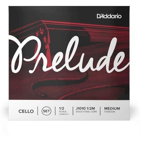 Resim D'Addario J1010 1/2M Prelude Çello Tel Seti (1/2) | Öğrenci Dostu Masif Çelik Çekirdek Yüksek Dayanıklılık ve Net Ses Karakteri 