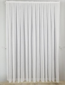 Resim Bbb Naturel Keten Tül Perde Ekru Et3014 