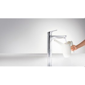 Resim Hansgrohe Focus Tek Kollu Lavabo Bataryası 190 Kumandalı Krom 316 