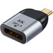 Resim Alfais 4894 Type-C To Displayport Kablo Ucu Dp Mini Çevirici Dönüştürücü Adaptör 