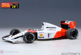 Resim 1:18 Autoart 1991 Mclaren HONDA MP46 1991 #2 