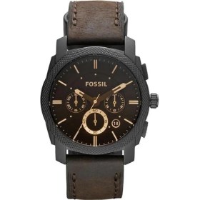 Resim Fossil FFS4656 Erkek Kol Saati 42 mm Yuvarlak Kasa Kahverengi Kadran 5 ATM Özellikli 