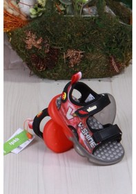 Resim Vicco 332.b25y.255 Felipe Siyah Rahat Esnek Işıklı Erkek Çocuk Sandalet Siyah 