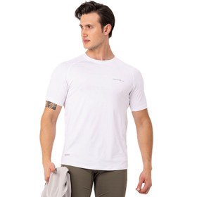 Resim Merrell Till Erkek Beyaz Koşu Tişört 