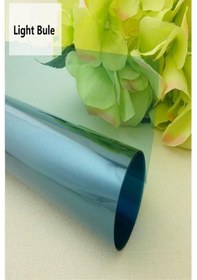 Resim Mavi Cam Filmi Açık Ton Amerikan Çizilmez 50 Cm X 4 Metre 