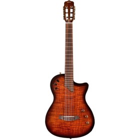 Resim Cordoba Stage Thinbody Elektro Klasik Gitar (Edgeburst) 