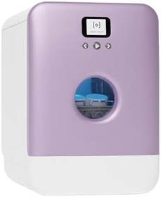 Resim Bob Taşınabilir, 3L Su Kapasiteli Mini Bulaşık Makinesi | Karavan, Tekne, Ofis ve Küçük Mutfaklar İçin Bulaşık Makinesi, LİLA KAPAK 