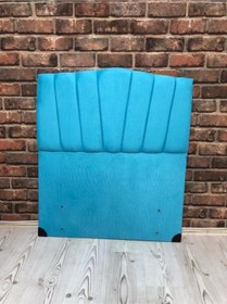 Resim Emba Mobilya Papatya Tek Kişilik Baza Başlığı Mavi 120 CM 