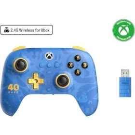 Resim Mena Rise 8bitdo 3-Mode Controller For Xbox, Hall Effect Joysticks, Pro Back Buttons, Compatibility With Xbox Series X|s & Xbox One,, Windows Pc & - Rare 40TH Anniversary Edition 