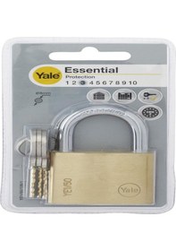 Resim Yale Essential Serisi 50 Mm Prinç Sarı Asma Kilit 
