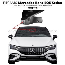 Resim FitCamX - Mercedes Benz EQE Sedan Modele Özel 4K Araç Kamerası (2022-2023) 