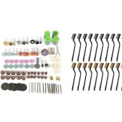 Resim Xiaobaoyu 161 Adet Elektrikli Gravür Mini Matkap Parlatma Makinesi Aracı ve 20 Adet Tel Fırça Metal Fırça (Yurt Dışından) 