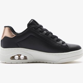 Resim Skechers UNO COURT - COURTED AİR Kadın Siyah Spor Ayakkabı 177700-BLK 