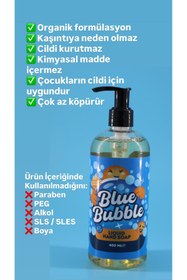 Resim BLUEBUBBLE Sıvı El Sabun-Bebekler İçin Hassas Cilt Sıvı El Sabunu - Doğal & Hipoalerjenik-Blue Bubble 